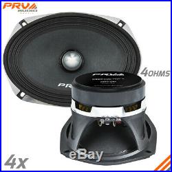 4x PRV Audio 69MR500-PhP-4 Mid Range Car Stereo 6x9 Speaker 4 ohm 6x9 PRO 2000W