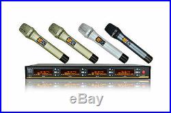 4x200 Channel Professional UHF Wireless Vocal Microphone for Sennheiser Wireless