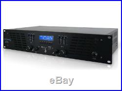 5000 Watts 2 Channel Pro Studio Dj Professional 2u Stereo Power Amp Amplifier