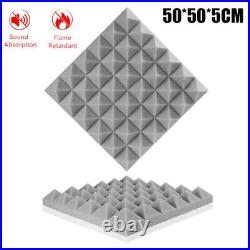 6-48x Self Adhesive Acoustic Foam Panels Studio Soundproofing Foam Tiles Pads
