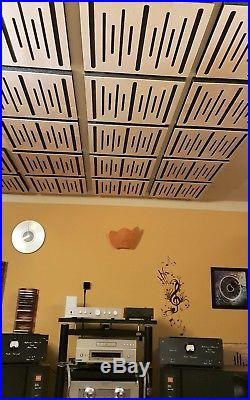 6X SALE Quality natural wood acoustic panel sound studio wall ceiling absorption