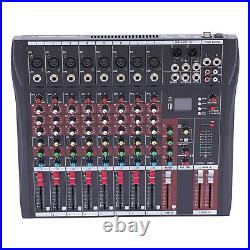 7/8/12Channel Professional Audio Mixer Sound Board Console Desk System Interface