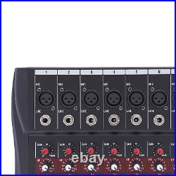 7/8/12Channel Professional Audio Mixer Sound Board Console Desk System Interface