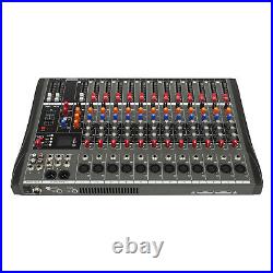 7/8/12Channel Professional Audio Mixer Sound Board Console Desk System Interface