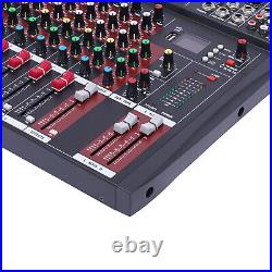 7/8/12Channel Professional Audio Mixer Sound Board Console Desk System Interface