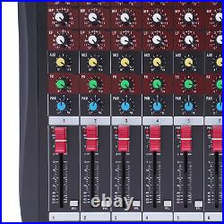 7/8/12Channel Professional Audio Mixer Sound Board Console Desk System Interface