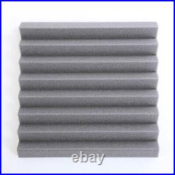 72 x Grey Thick Acoustic Foam Tiles 300mm Studio Sound Proofing Foam Treatment