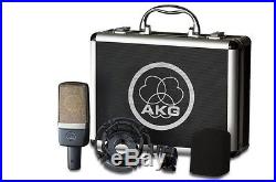 AKG C214 Studio Condensor Mic withmount, case C-214 Factory Sealed Retail Box NEW
