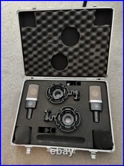 AKG C214 large diaphragm studio condenser microphones Matched Pair