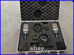 AKG C214 large diaphragm studio condenser microphones Matched Pair