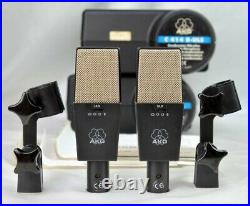 AKG C414B ULS 2 sets of identical lots Vintage Condenser microphone