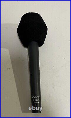 AKG D130 Omnidirectional Dynamic Microphone fully working with pop shield