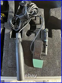 AKG Drum Mic Set-4 X C418 XLR clip on Mics only And Silver Flight Case-Working