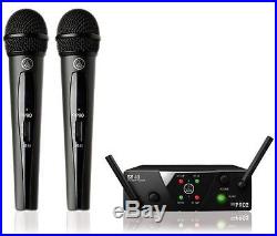AKG WMS 40 Mini 2 Dual Vocal UHF Wireless Set WMS40 MINI2 BAND US/UK45A/C REP