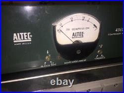 ALTEC 436C compressor amplifier