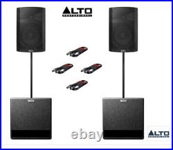 ALTO 5800 Watt Powered PA inc Mixer Ready to use inc Bluetooth + Mixer