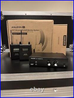 ANLEON S2 Wireless Transmitter / In Ear Monitor / IEM System With 2 Receivers +
