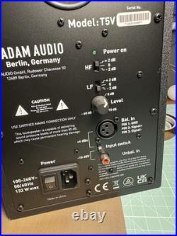 Adam Audio T5V 5 Studio Monitors PAIR with Isolation Pads & Cables