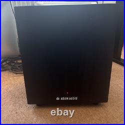 Adam T10S 10 Active Subwoofer and XLR leads