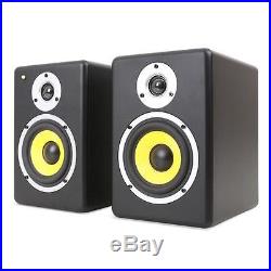 Aktiv Dj Studio Monitor Lautsprecher Paar 5 Subwoofer Boxen Set 120w Sound