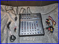 Alesis Multimix 8 USB Fx 8-Channel Mixer with Effects USB Interface Leads & Box