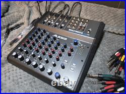 Alesis Multimix 8 USB Fx 8-Channel Mixer with Effects USB Interface Leads & Box