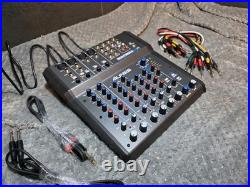 Alesis Multimix 8 USB Fx 8-Channel Mixer with Effects USB Interface Leads & Box