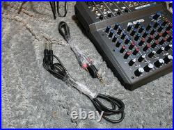 Alesis Multimix 8 USB Fx 8-Channel Mixer with Effects USB Interface Leads & Box