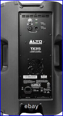 Alto 1400Watt BLUETOOTH PA SYSTEM TX3 series Inc 15 tops + 6 Chan USB Mixer