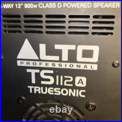 Alto Professional TS112 800w 12 2-Way Active Powered PA Speaker working great
