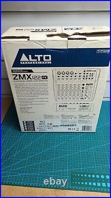 Alto ZMX122FX Professional 8 channel mixer with effects 16 inputs new PSU Boxed