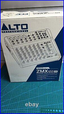 Alto ZMX122FX Professional 8 channel mixer with effects 16 inputs new PSU Boxed