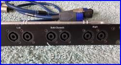 Amp Rack Panel / 1U 19 / Signal & Speaker / XLR & NL4 / Tested / Working