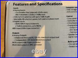 Apogee Quartet USB Audio Interface 4-in-8 Out Mac/iOS Professional