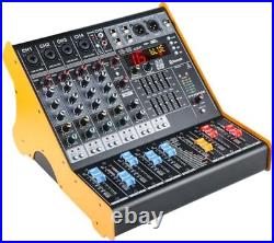 Audio Mixer Channel, Sounds Mixer for Streaming. Professional DJ Board Console 8