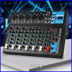 Audio Mixer Professional Bluetooth Portable for Stage Recording Broadcast