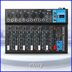 Audio Mixer Professional Bluetooth Portable for Stage Recording Broadcast