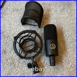 Audio-Technica AT4040 Cardioid XLR Condenser Mic with Shock Mount and pop shield