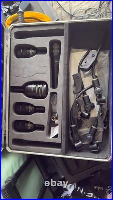 Audix DP5A Percussion Microphone Pack, 5 Pieces with clip and case