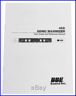 BBE 482I Sonic Maximizer Signal Sound Processor Dual Mono DJ 482 I