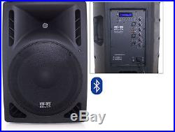 BELVA BDRS-15BLU 15 Active Pro/DJ Speaker with Integrated Bluetooth USB/SD/MP3