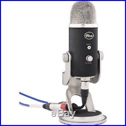 BLUE MICROPHONES Yeti Pro USB Condenser Microphone, Multipattern with Wind Screen