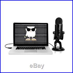 BLUE MICROPHONES Yeti Professional USB Desk Microphone with Accessories Bundle