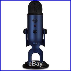 BLUE MICROPHONES Yeti USB Microphone Midnight Blue with Accessories Bundle