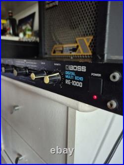 BOSS RE-1000 Digital Multi-Effects Rack Unit Delay/Echo/Reverb 2-Ch 1U