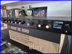 BOSS RE-1000 Digital Multi-Effects Rack Unit Delay/Echo/Reverb 2-Ch 1U