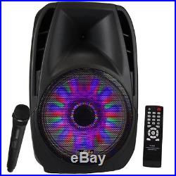 Befree Sound 15 5000w Bluetooth Tailgate Pa Dj Party Speaker Lights Remote MIC