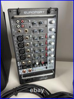 Behringer EPS500MP3 Portable 4-person PA System Bundle PLUS 3 microphones
