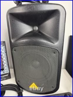 Behringer EPS500MP3 Portable 4-person PA System Bundle PLUS 3 microphones