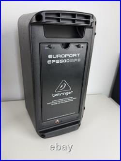 Behringer EPS500MP3 Portable 4-person PA System Bundle PLUS 3 microphones